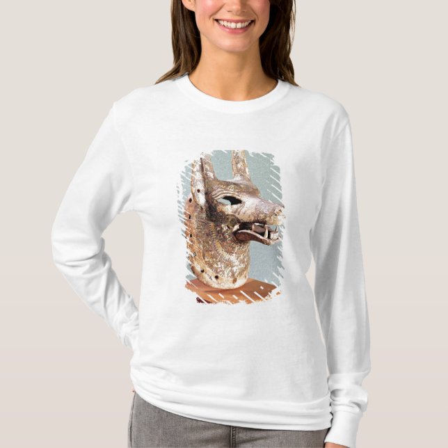 T-shirt Tête d'Anubis, avec une mâchoire articulée (Devant)