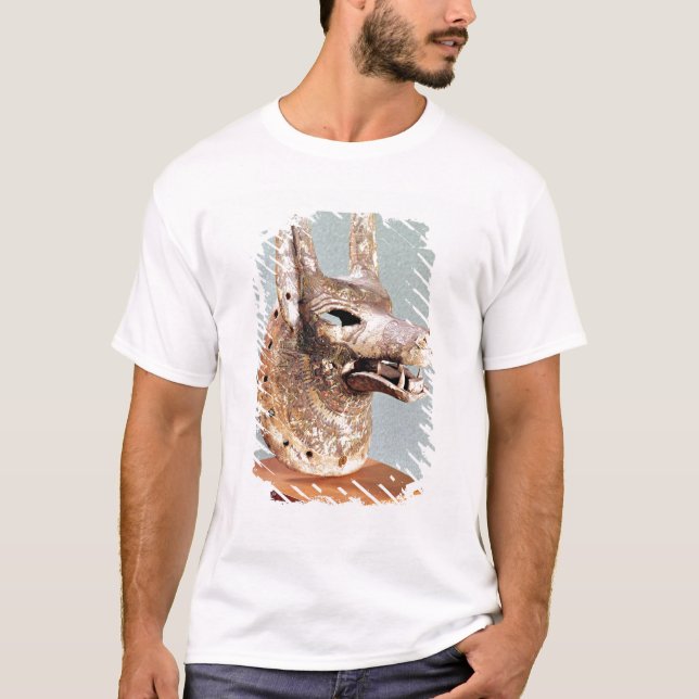 T-shirt Tête d'Anubis, avec une mâchoire articulée (Devant)