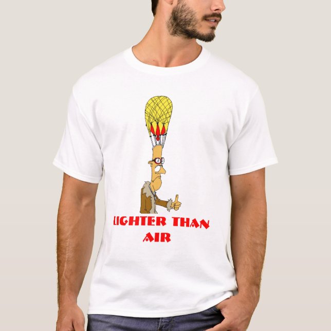 T-shirt tête de ballon, plus léger que l'air (Devant)
