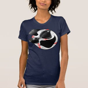 T-shirt Tête de base-ball avec l'attitude de joueur !