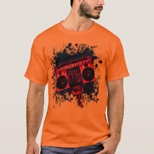 T-shirt Tête de BoomBox éclaboussée