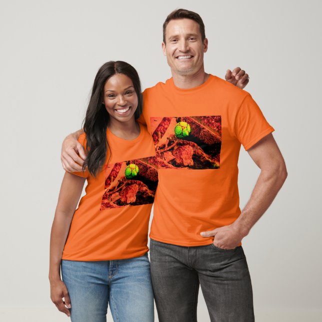 T-shirt tête de boule extraterrestre (Unisexe)