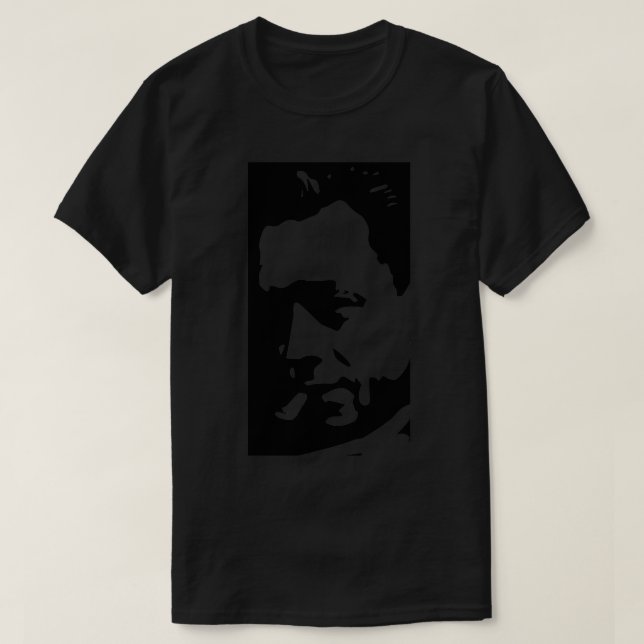 T-shirt Tête de camus pour arrière - plan blanc uniquement (Design devant)