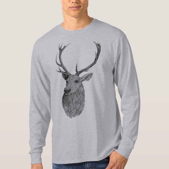 T-Shirt Tête de Cerf (Devant)