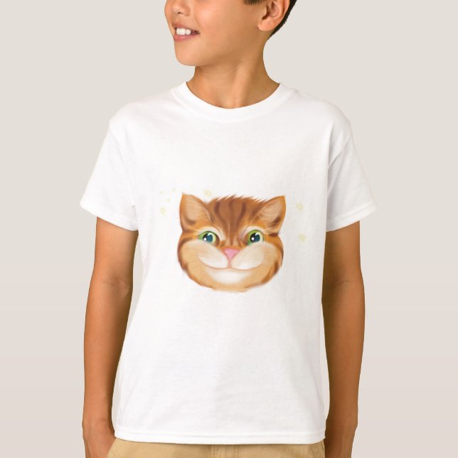 T-shirt Tête de chat (Devant)