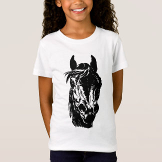 T-Shirt Tête de cheval de club de fan
