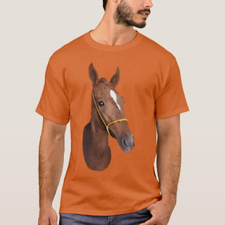 T-shirt Tête de cheval stylisée fille