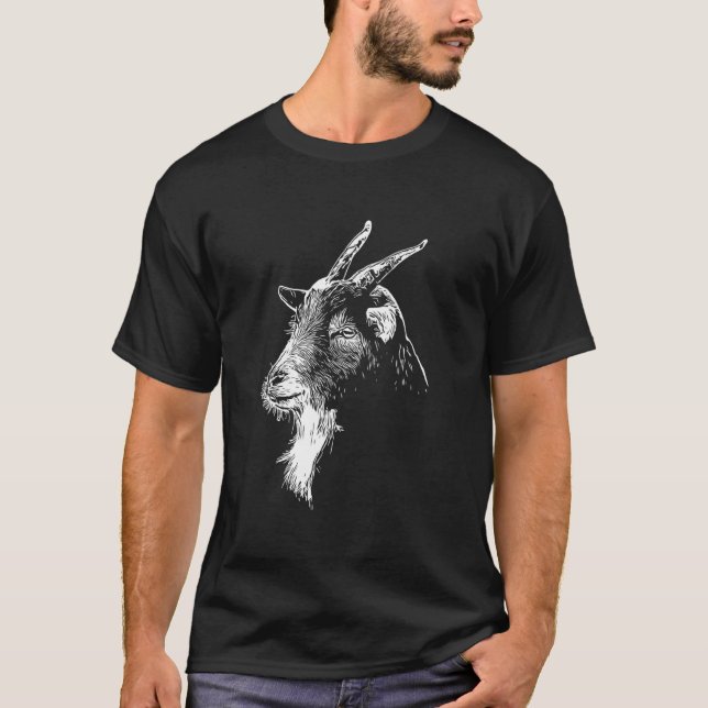 T-shirt Tête de chèvre (Devant)