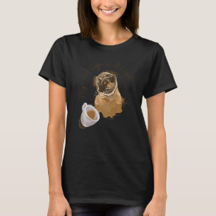 T-shirt Tête de chien carlin 1