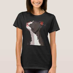 T-shirt Tête de chien Terrier Pit Bull américain Pitbull C