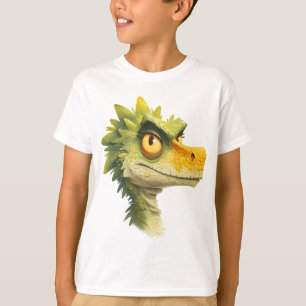 T-shirt Tête de dinosaure vert – Super tee-shirt de dinosa