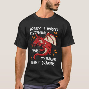 T-shirt Tête de dragon Créature de fantasy mignonne 3
