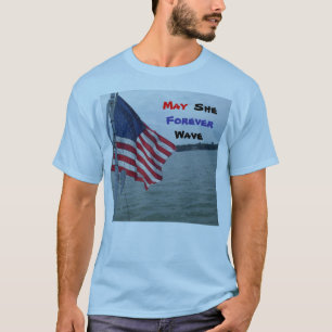 T-shirt Tête de DRAPEAU AMÉRICAIN