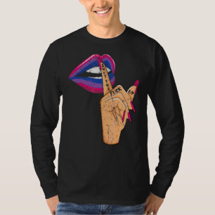 T-shirt Tête De Fermer Rainbow Bisexual Gay pride Lgbtq Lg