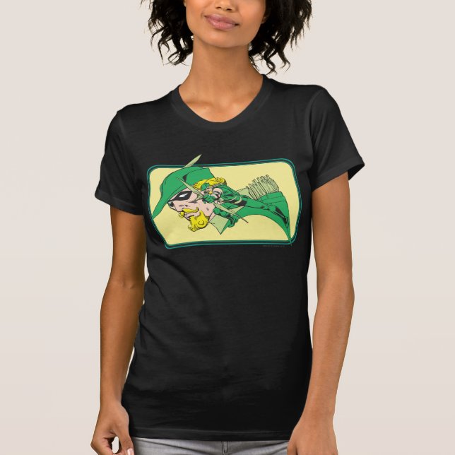 T-shirt Tête de flèche verte (Devant)