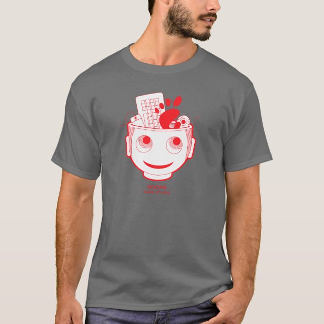 T-shirt Tête de GNOME (Devant)