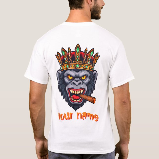 T-shirt tête de gorille (Dos)