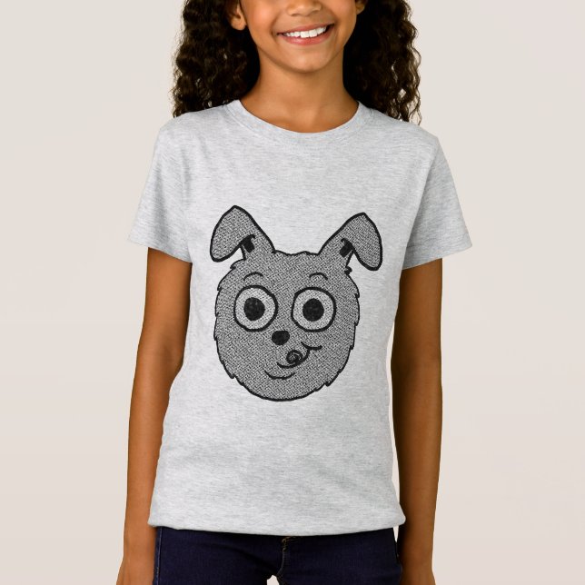 T-Shirt Tête de lapin de dessin animé (Devant)