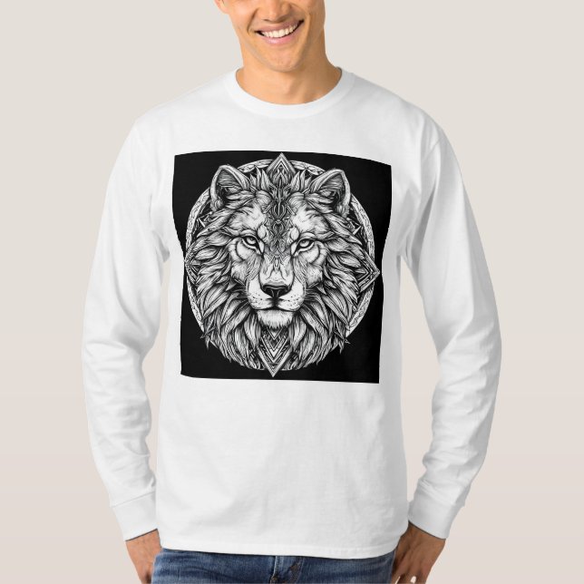 T-shirt Tête de lion (Devant)