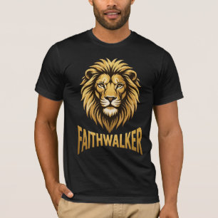 T-Shirt Tête de Lion Doré