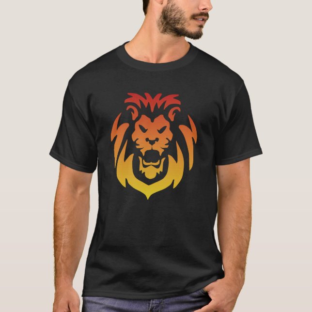T-shirt Tête de lion majoritaire (Devant)