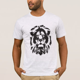 T-shirt Tête de lion, tatouage de tête de lionhead