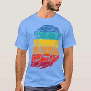 T-shirt Tête de lion vintage 1