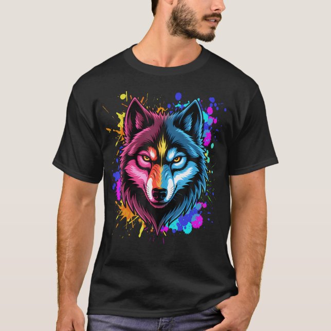 T-shirt Tête de loup (Devant)