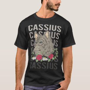 T-shirt Tête de loup - Nom Cassius