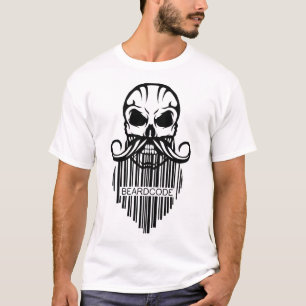 T-shirt tete de mort citation hipster citation beardcode c