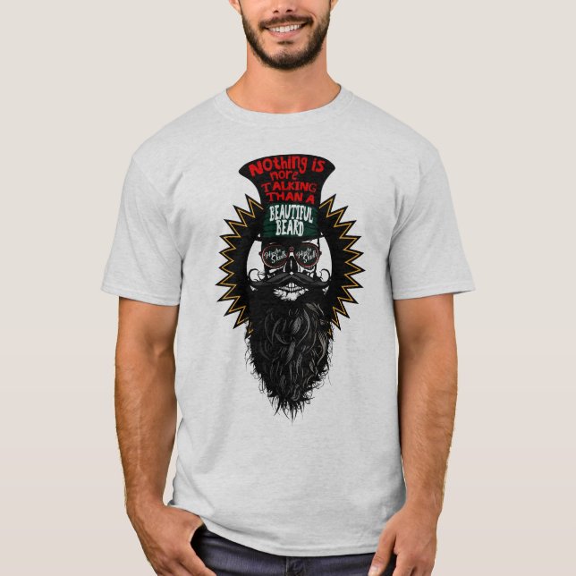 T-shirt tete de mort hipster chapeau crane skull citation  (Devant)