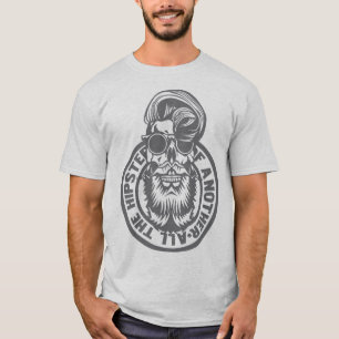 T-shirt tete de mort hipster citation all another barbe mo