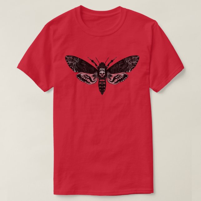 T-shirt Tête de mort Moth Hawk Moth (Design devant)