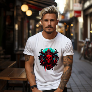 T-shirt Tête de mort sanglante, Crane, Gotique
