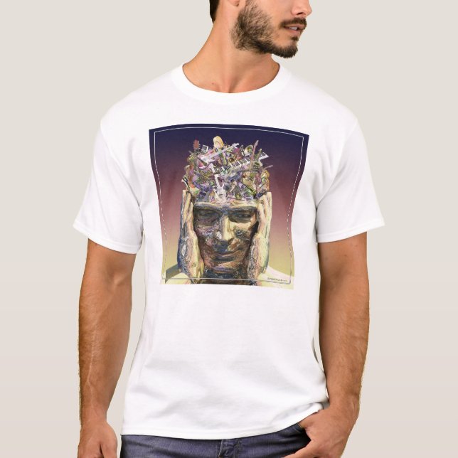 T-shirt Tête de musique (Devant)