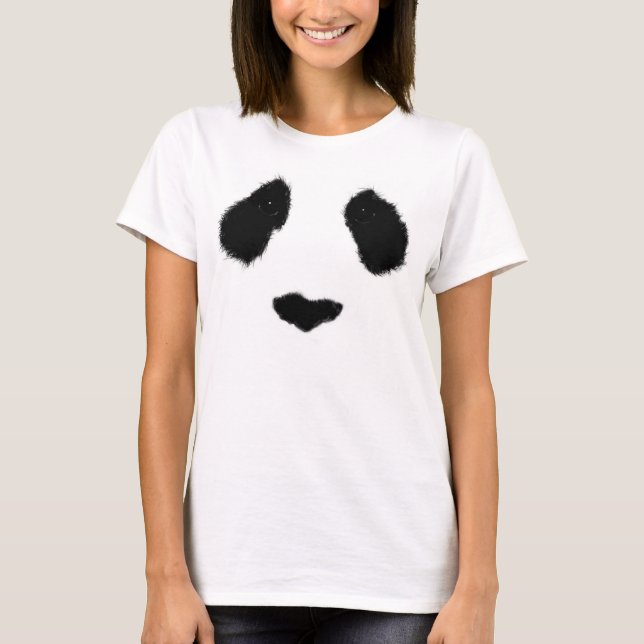 T-shirt Tête de panda réaliste (Devant)