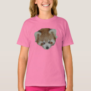 T-shirt - tête de panda rouge