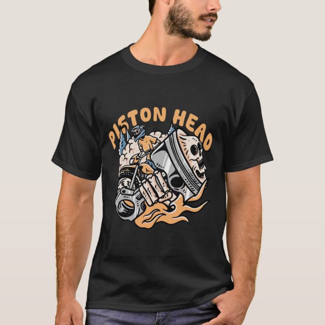 T-shirt Tête de piston (Devant)