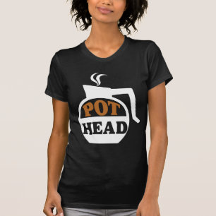 T-shirt Tête de pot/café