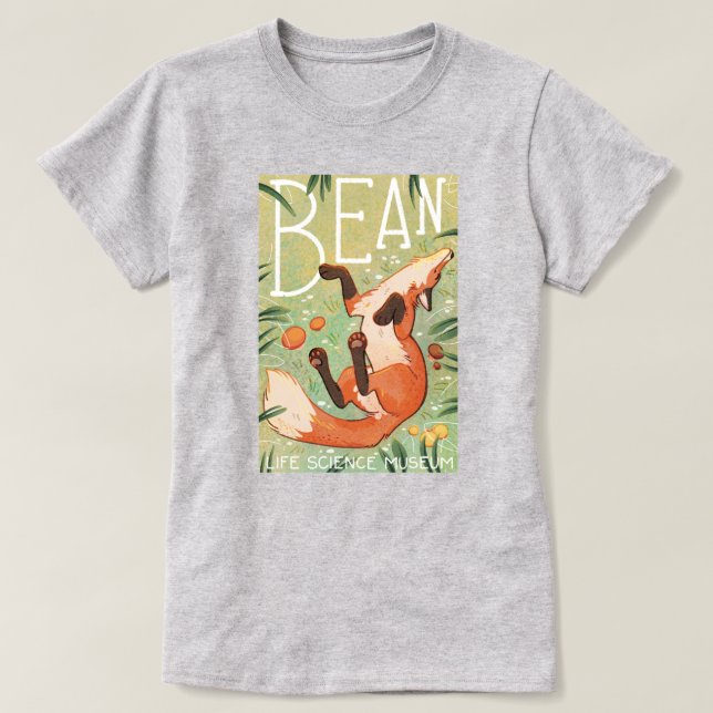 T-shirt Tête de renard d'automne (Design devant)