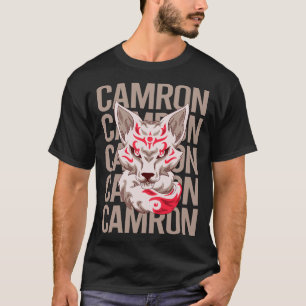 T-shirt Tête de Renard - Nom Camron