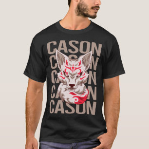 T-shirt Tête de renard - Nom Cason