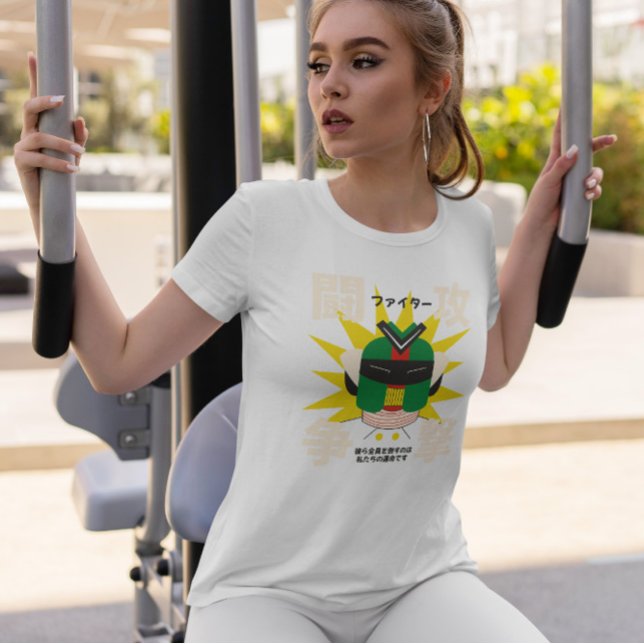 T-shirt Tête de robot japonaise (Créateur téléchargé)