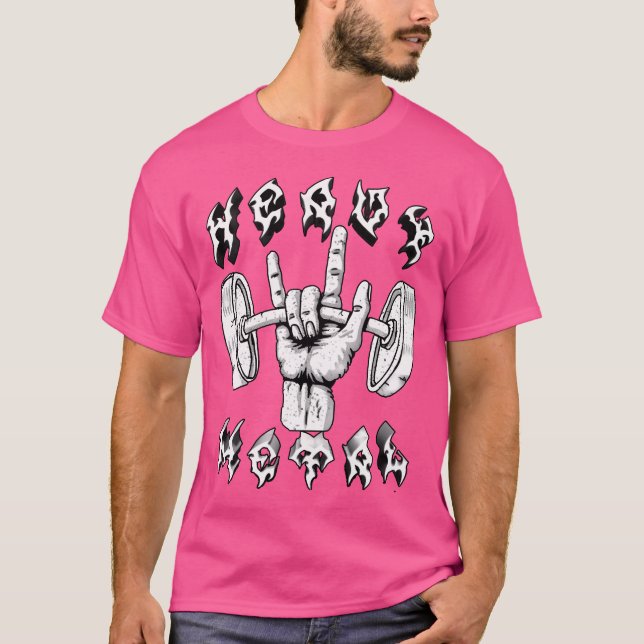 T-shirt Tête de roche et de rouleau (Devant)