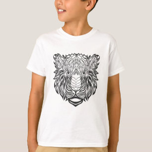 T-shirt Tête de tigre de style