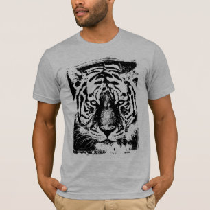 T-shirt Tête de Tigre Homme Bella+Canvas Manches Courtes G