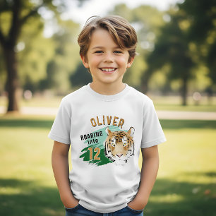 T-shirt Tête de Tigre Nom Invité d'Honneur de la Fête d'An
