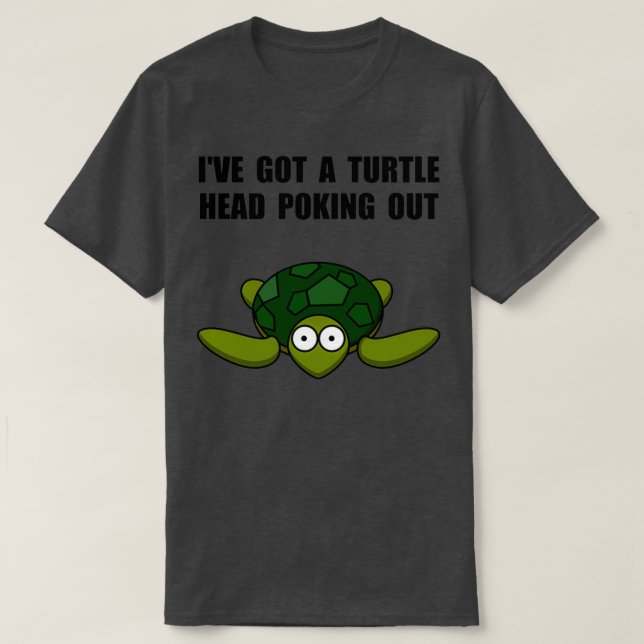 T-shirt Tête de tortue arrachée (Design devant)