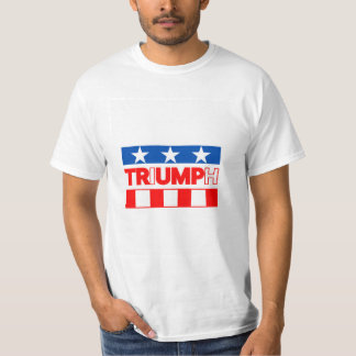 T-shirt Tete de TRIUMPH rouge blanc et bleu