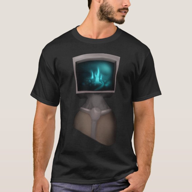 T-shirt Tête de TV (Devant)